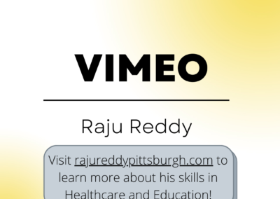 Raju Reddy MD Vimeo